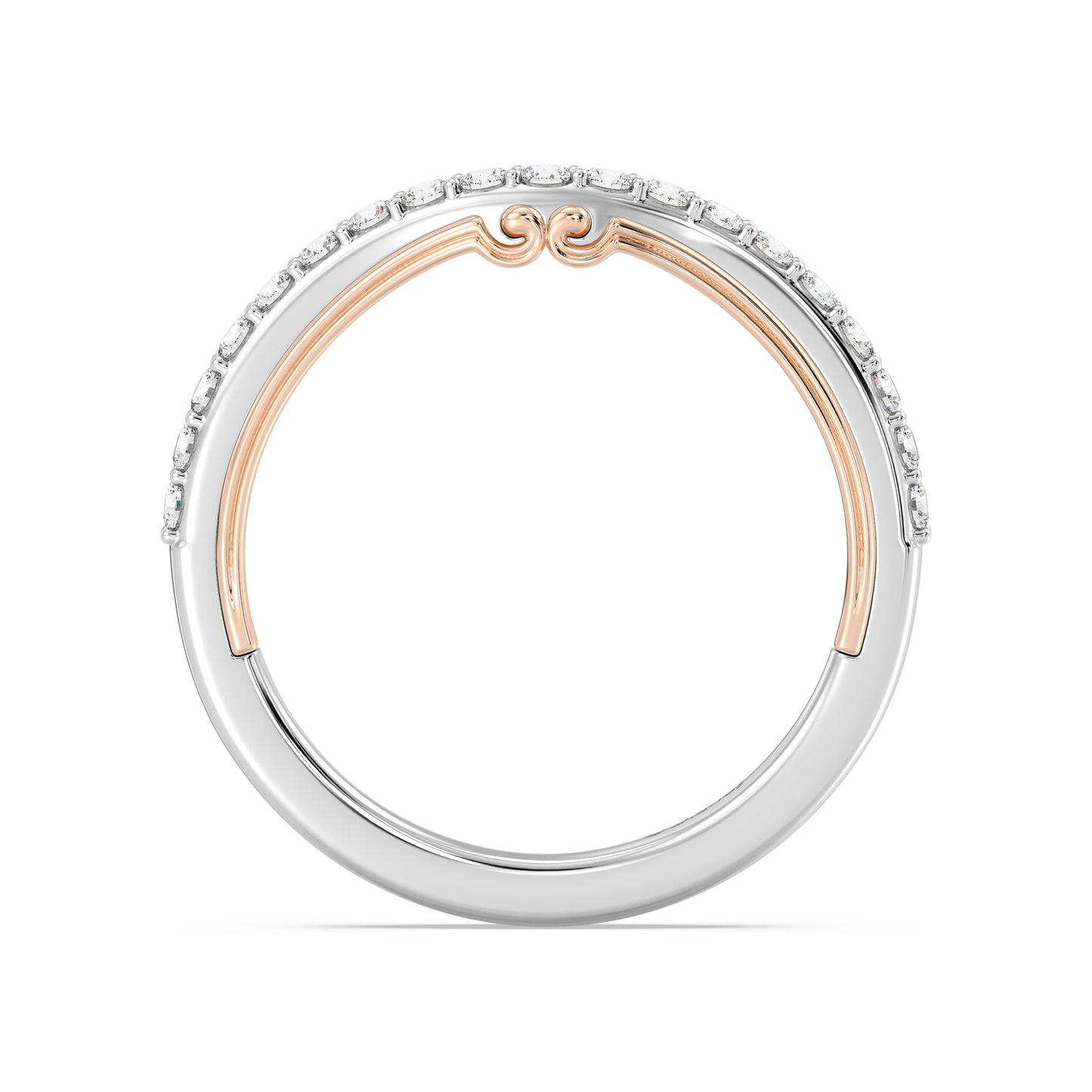 Enchanted Star 14K Gold With 1/3 CTTW Lab Grown Diamonds, Disney's Rapunzel Wedding Band