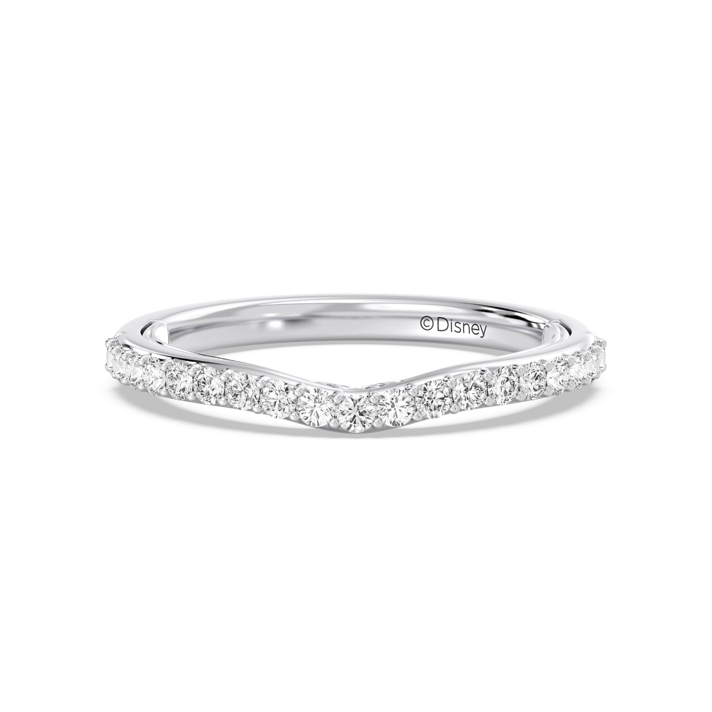 Enchanted Star 14K Gold With 1/3 CTTW Lab Grown Diamonds, Disney's Rapunzel Wedding Band