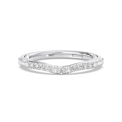 Enchanted Star 14K Gold With 1/3 CTTW Lab Grown Diamonds, Disney's Rapunzel Wedding Band