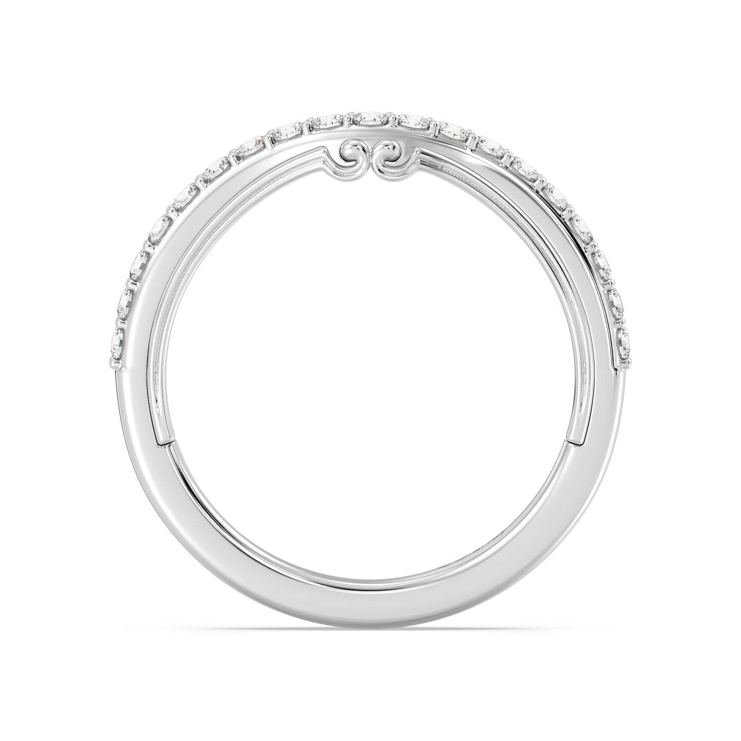 Enchanted Star 14K Gold With 1/3 CTTW Lab Grown Diamonds, Disney's Rapunzel Wedding Band