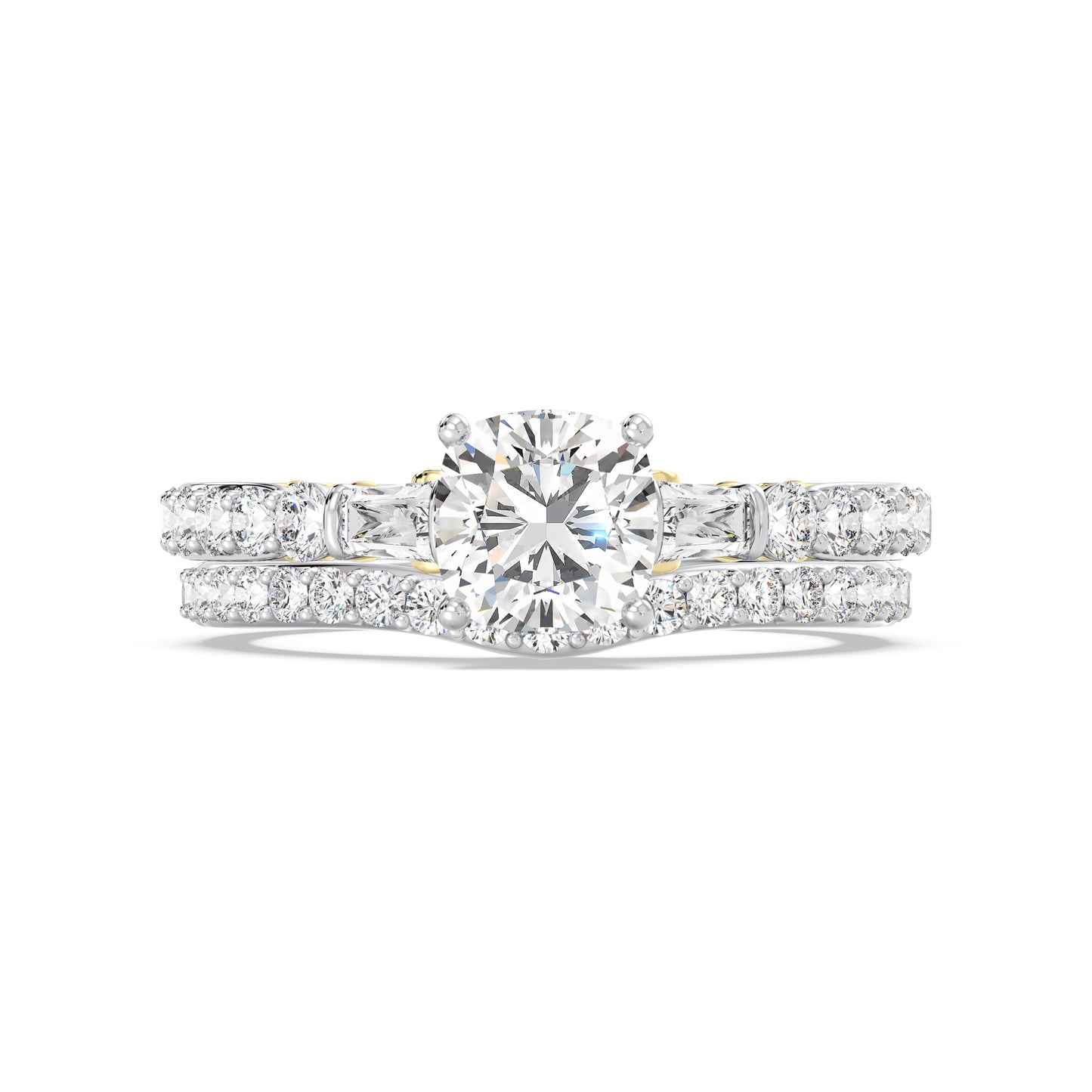 Enchanted Star 14K Gold With 1/3 CTTW Lab Grown Diamonds, Disney's Rapunzel Wedding Band