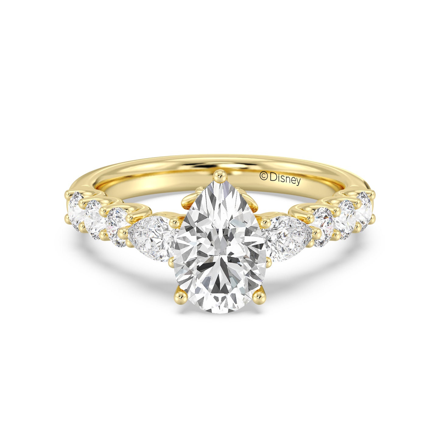 Enchanted Star Lab Grown Diamond 14K Gold Belle Gallery Engagement Ring