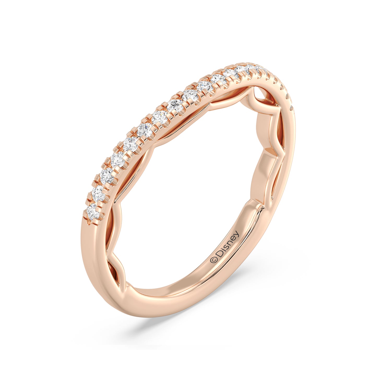 Enchanted Star Lab Grown Diamond 14K Gold Cinderella Engagement Ring Set