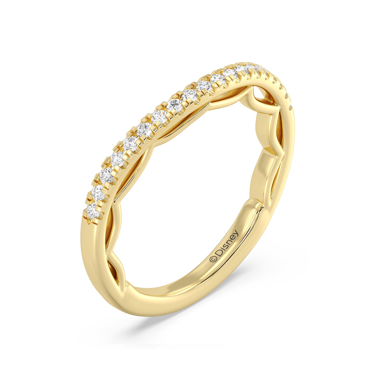 Enchanted Star Lab Grown Diamond 14K Gold Cinderella Engagement Ring Set