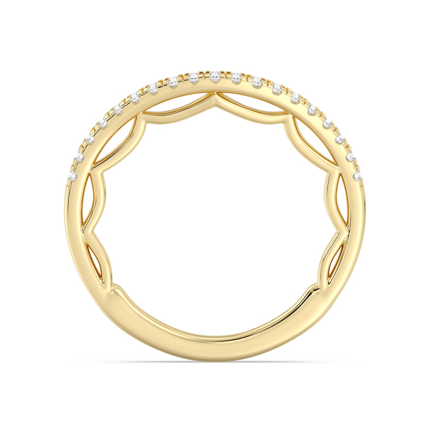 Enchanted Star Lab Grown Diamond 14K Gold Cinderella Engagement Ring Set