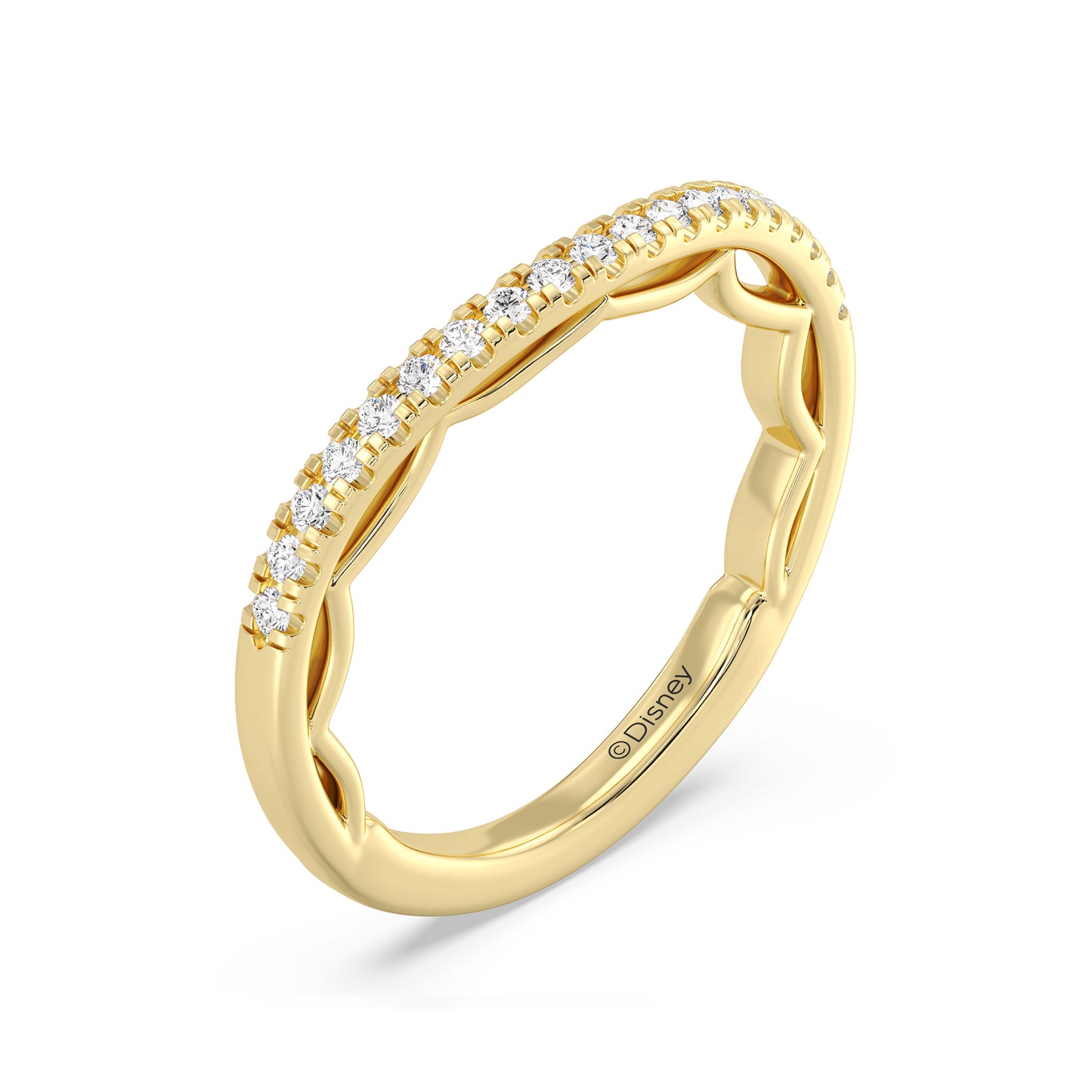 Enchanted Star Lab Grown Diamond 14K Gold Cinderella Engagement Ring Set