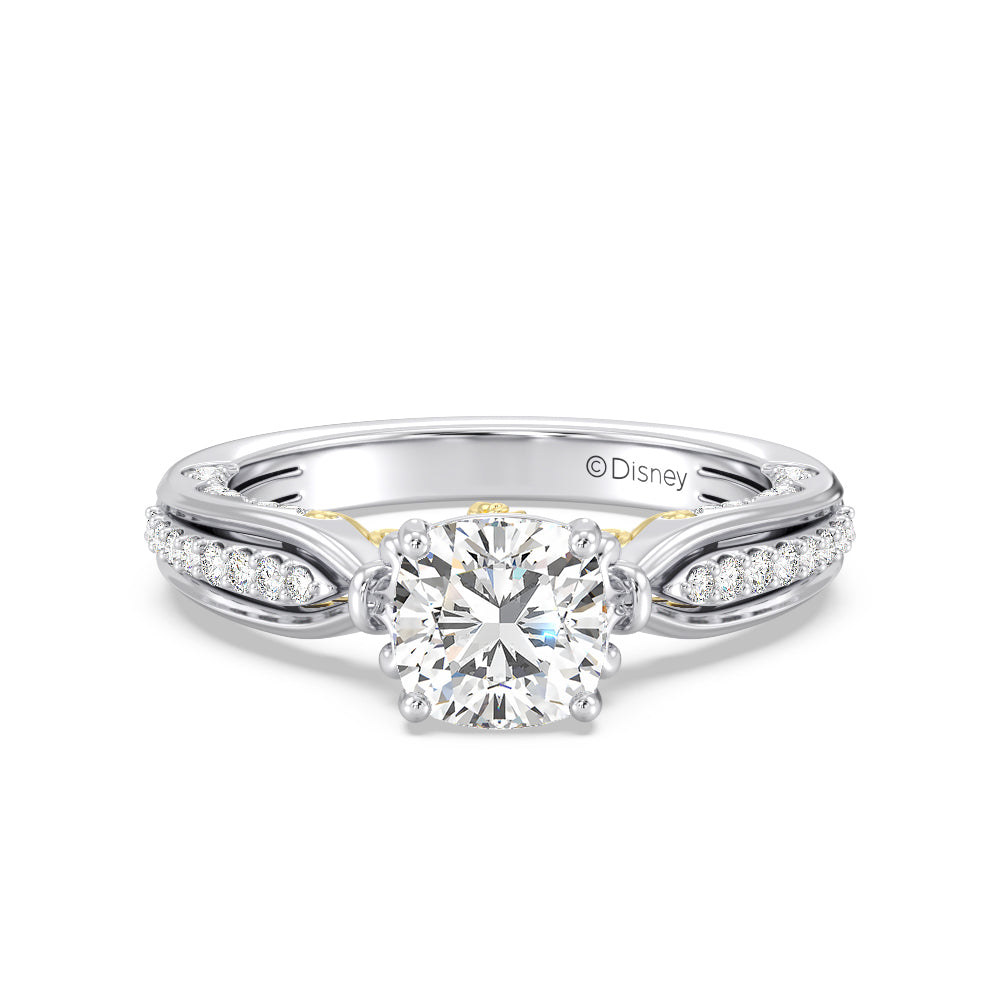 Enchanted Star Lab Grown Diamond 14K Gold Belle Rose Engagement Ring