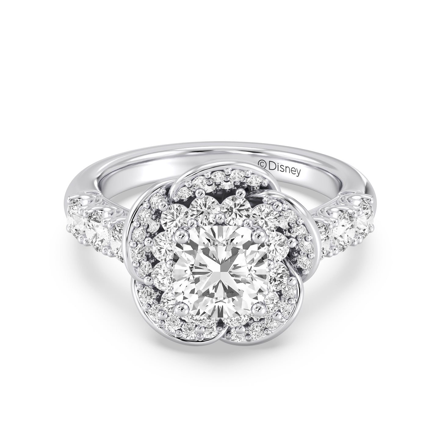 Enchanted Star Lab Grown Diamond Belle Rose Engagement Ring