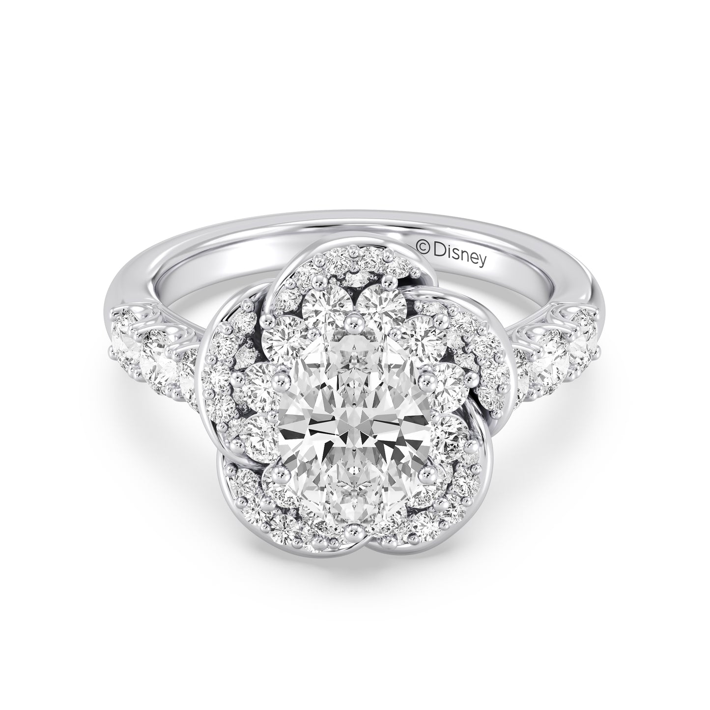 Enchanted Star Lab Grown Diamond Belle Rose Engagement Ring