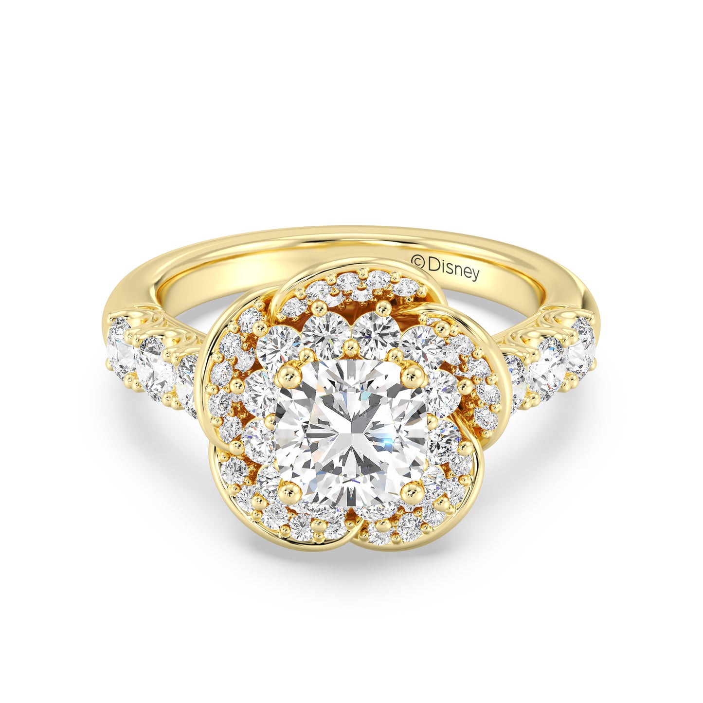 Enchanted Star Lab Grown Diamond Belle Rose Engagement Ring
