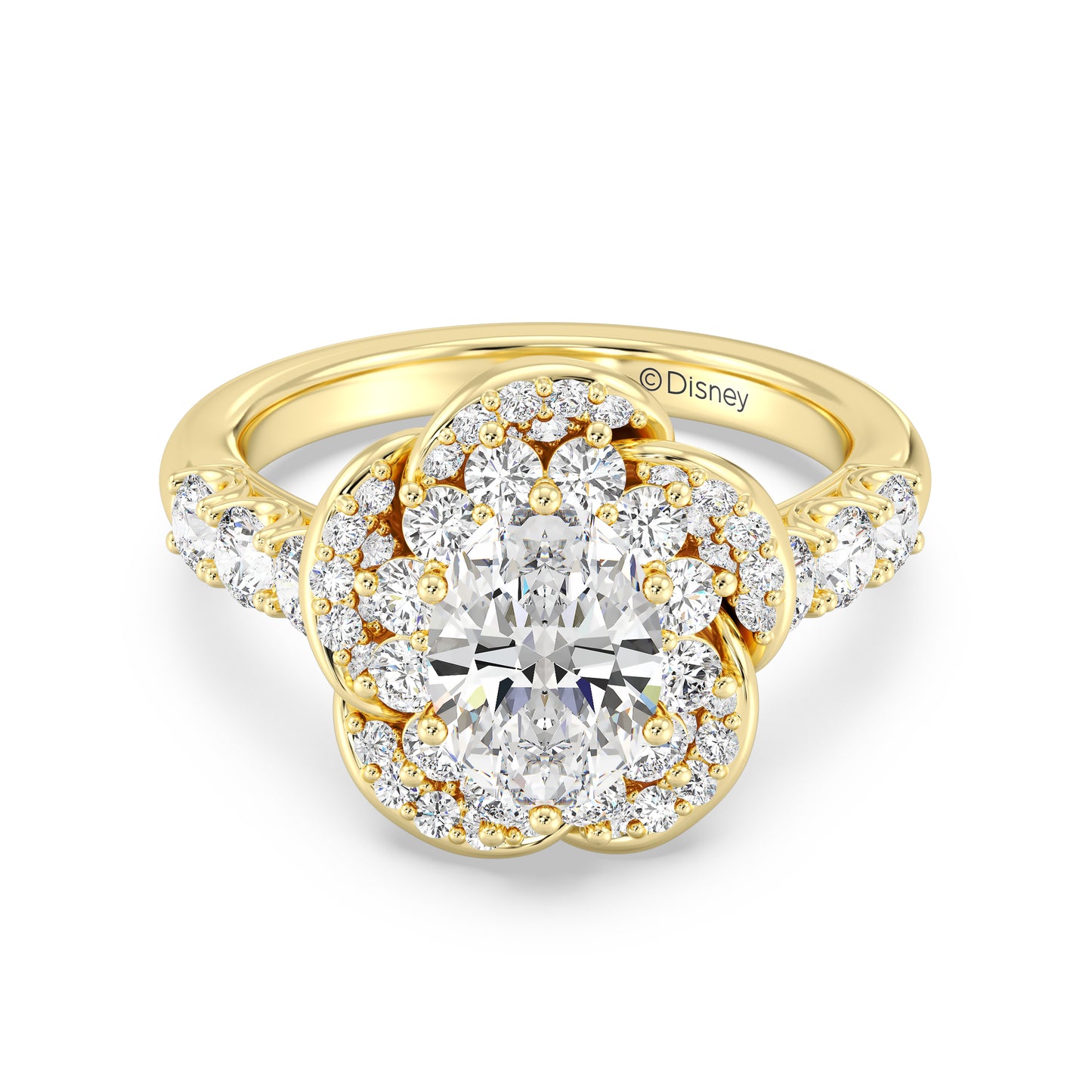 Enchanted Star Lab Grown Diamond Belle Rose Engagement Ring