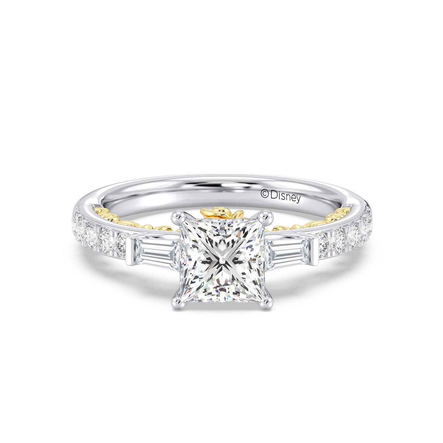 Enchanted Star Lab Grown Diamond 14K Gold Belle Gallery Engagement Ring