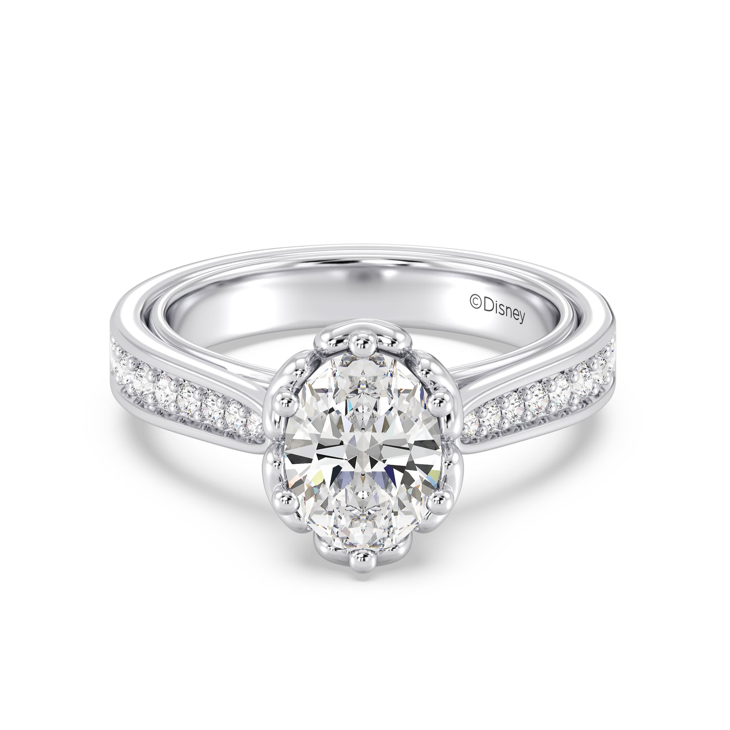 Enchanted Star Lab Grown Diamond Belle Rose Engagement Ring