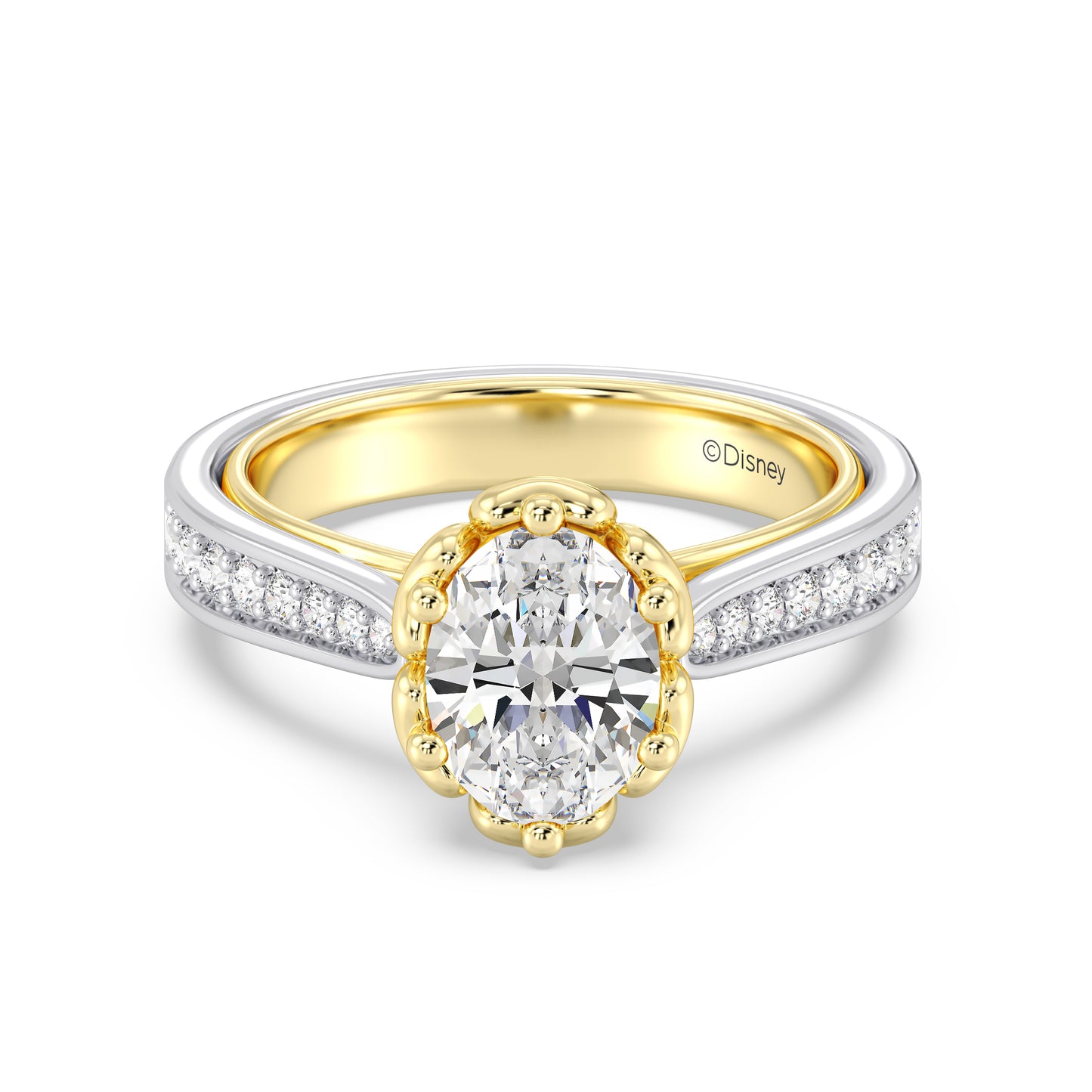 Enchanted Star Lab Grown Diamond Belle Rose Engagement Ring