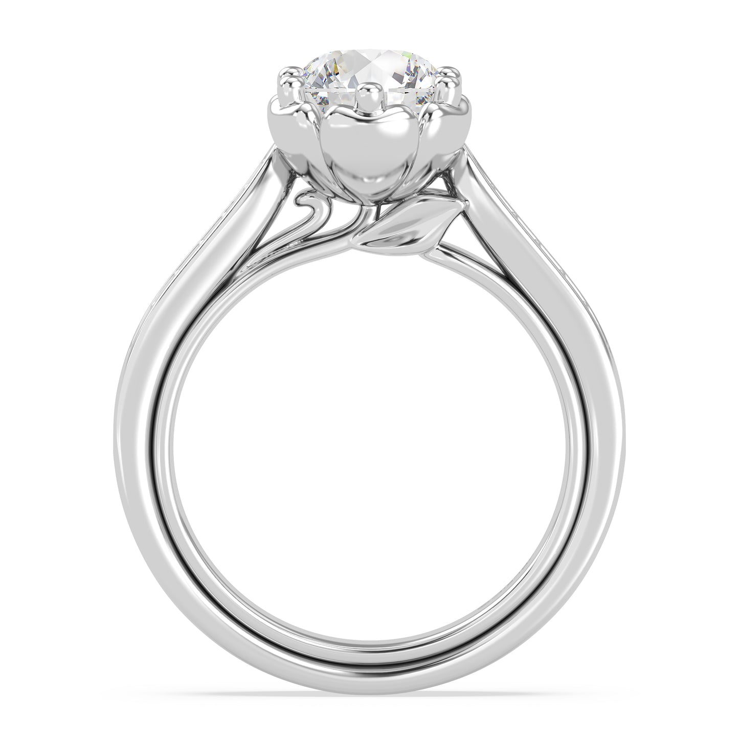Enchanted Star Lab Grown Diamond Belle Rose Engagement Ring
