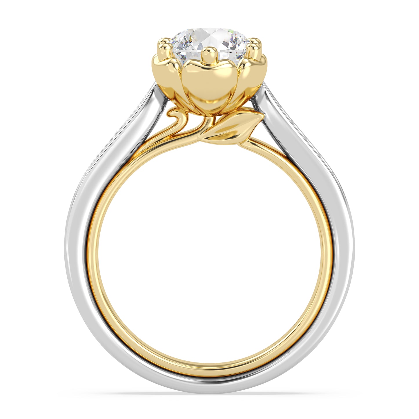 Enchanted Star Lab Grown Diamond Belle Rose Engagement Ring