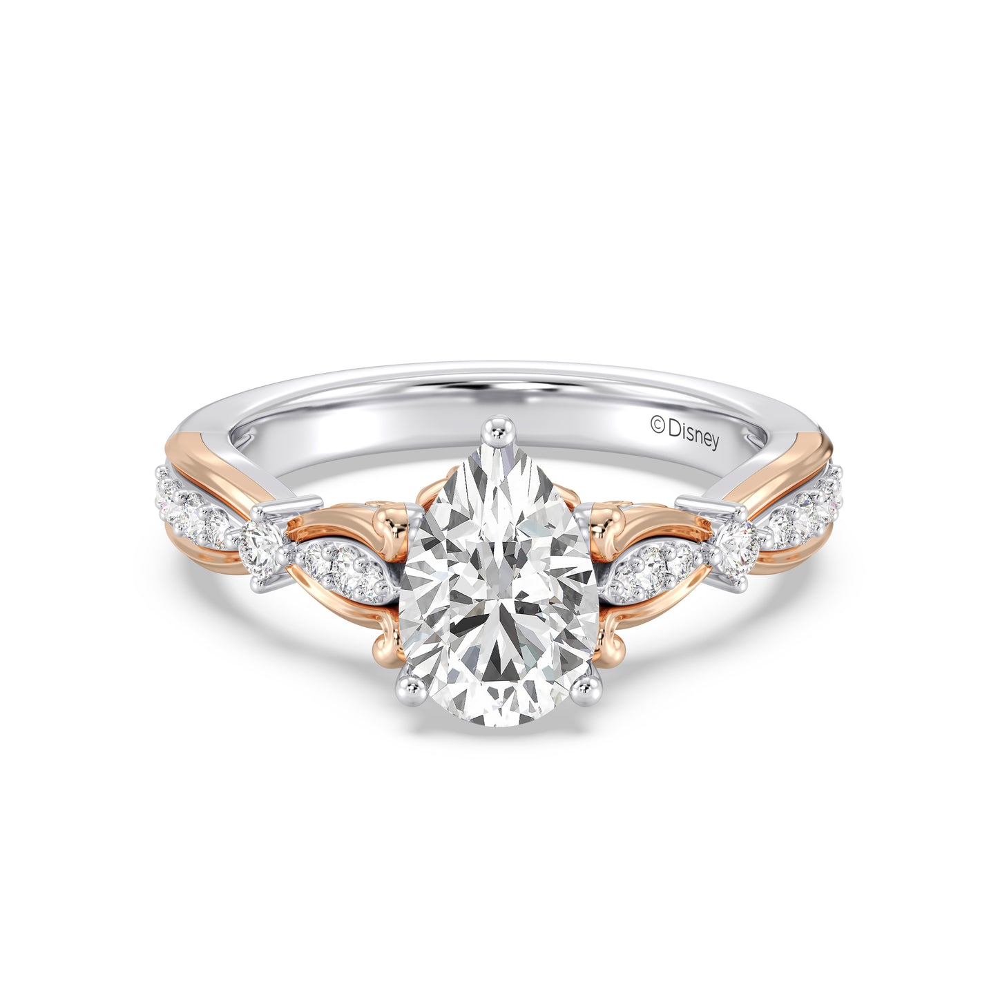 Enchanted Star Lab Grown Diamond 14K Gold Belle Ballroom Engagement Ring