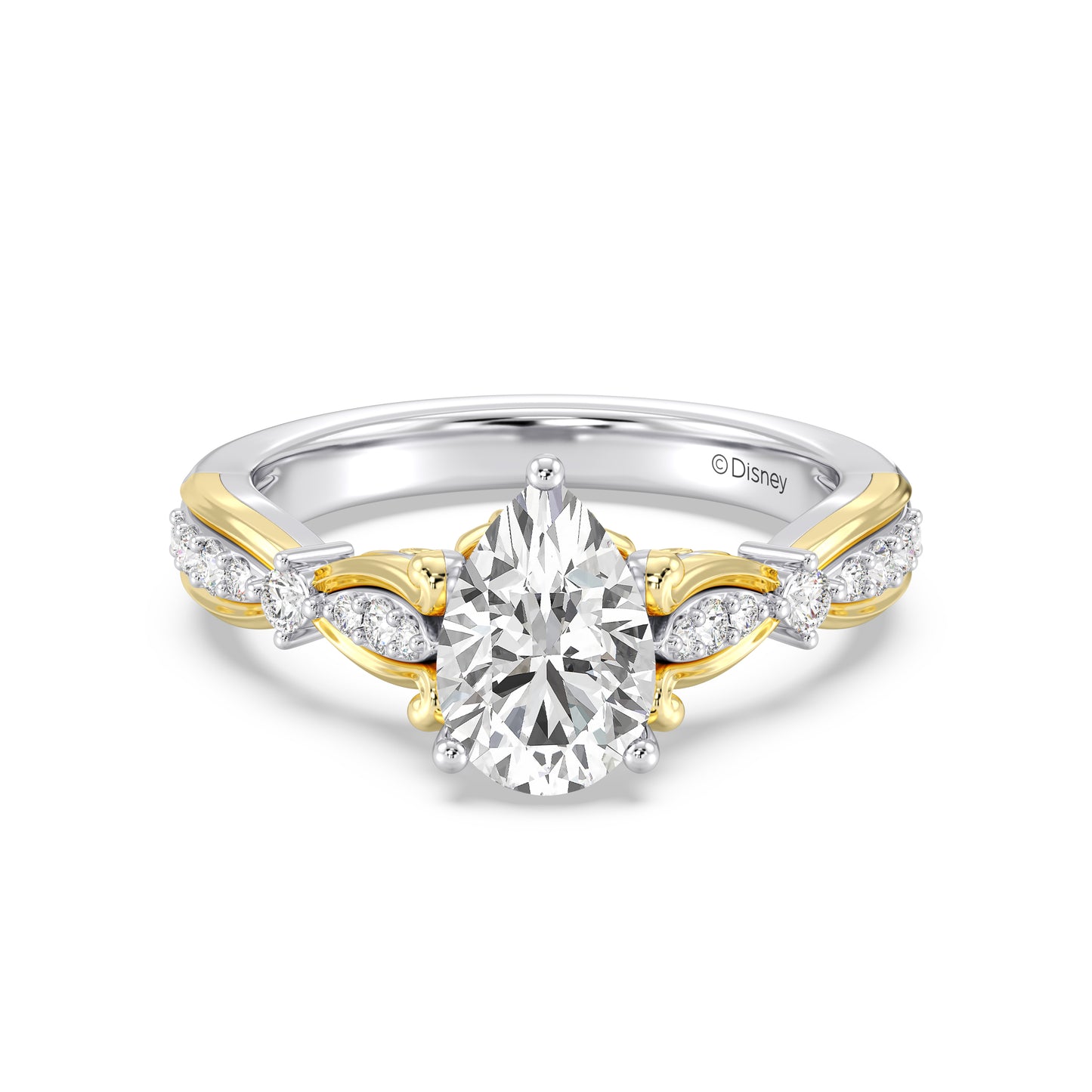 Enchanted Star Lab Grown Diamond 14K Gold Belle Ballroom Engagement Ring
