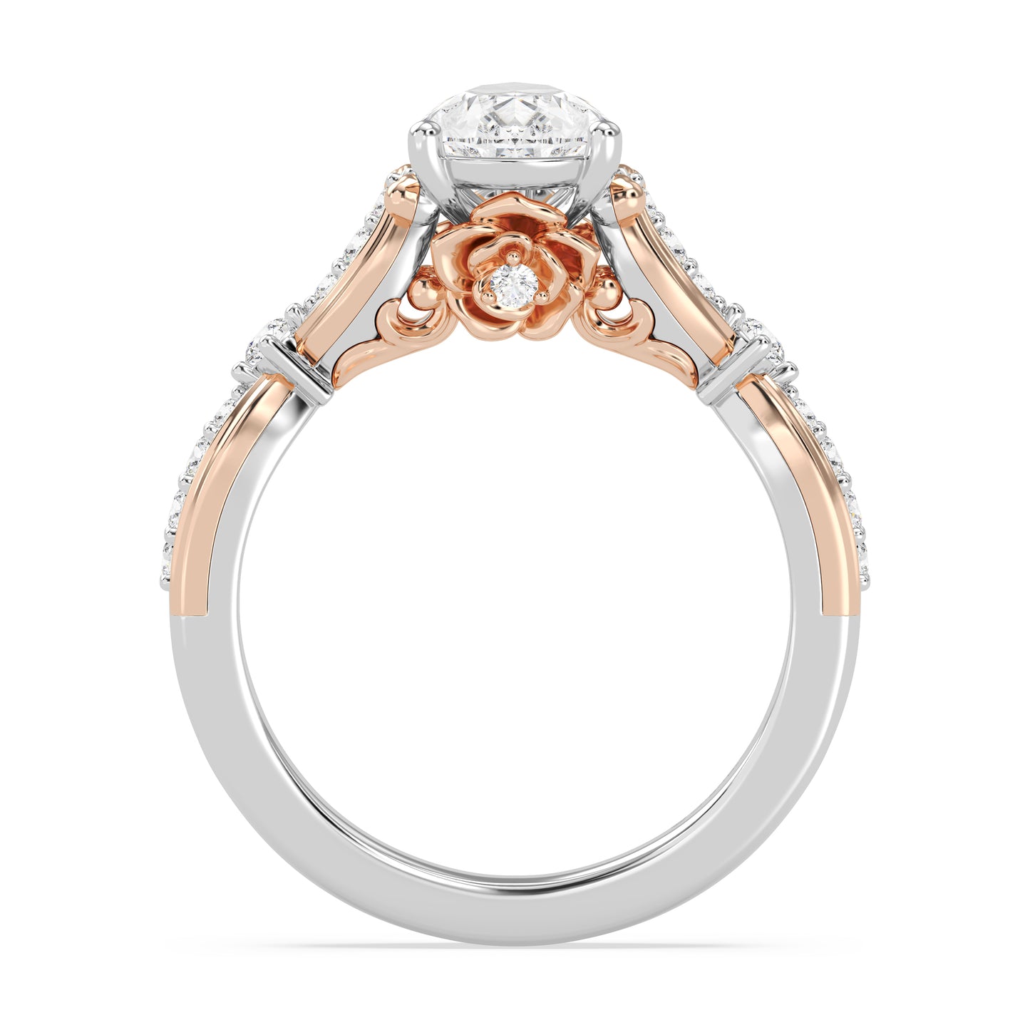 Enchanted Star Lab Grown Diamond 14K Gold Belle Ballroom Engagement Ring