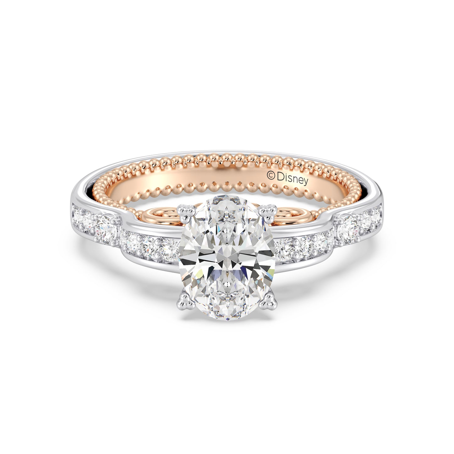 Enchanted Star Lab Grown Diamond 14K Gold Cinderella Carriage Engagement Ring