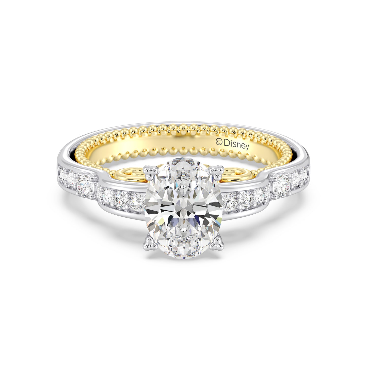 Enchanted Star Lab Grown Diamond 14K Gold Cinderella Carriage Engagement Ring
