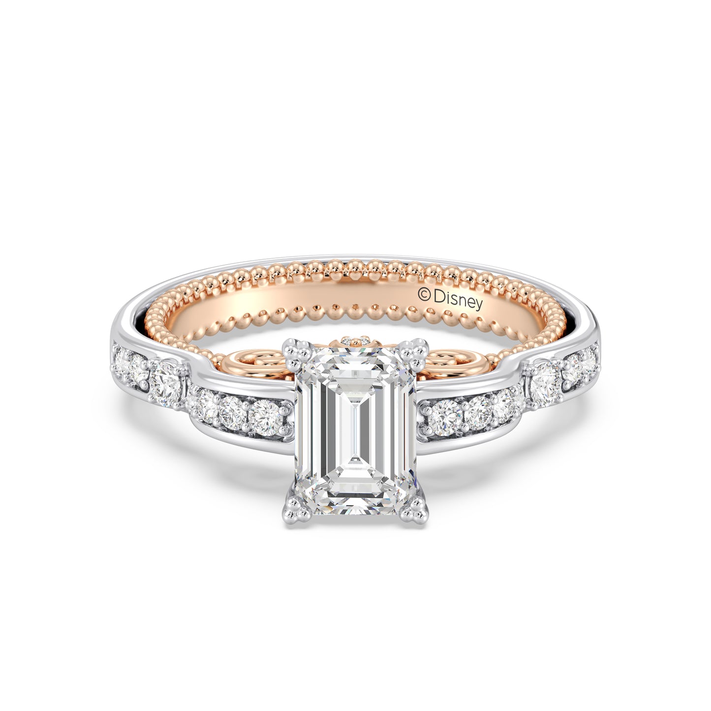 Enchanted Star Lab Grown Diamond 14K Gold Cinderella Carriage Engagement Ring