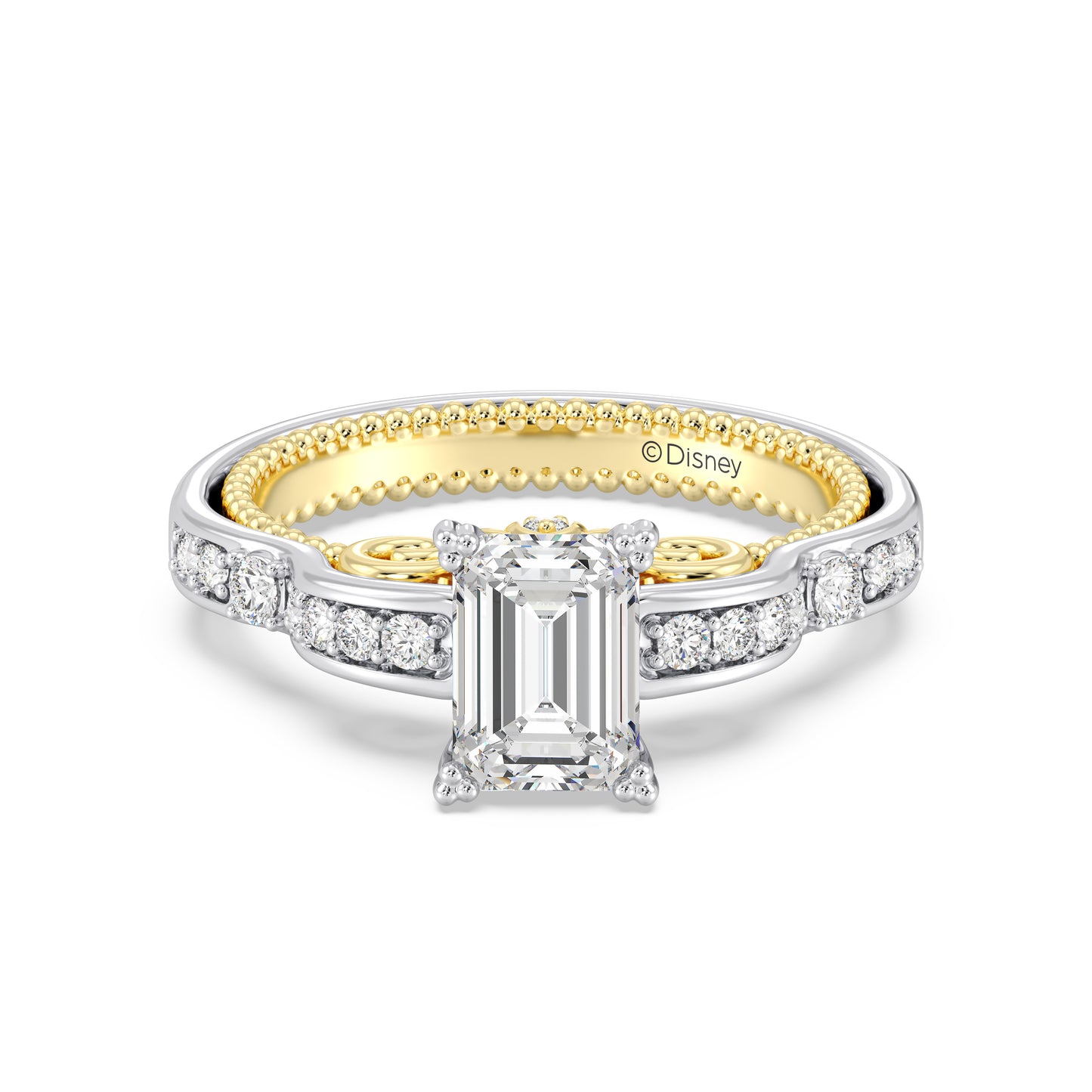 Enchanted Star Lab Grown Diamond 14K Gold Cinderella Carriage Engagement Ring