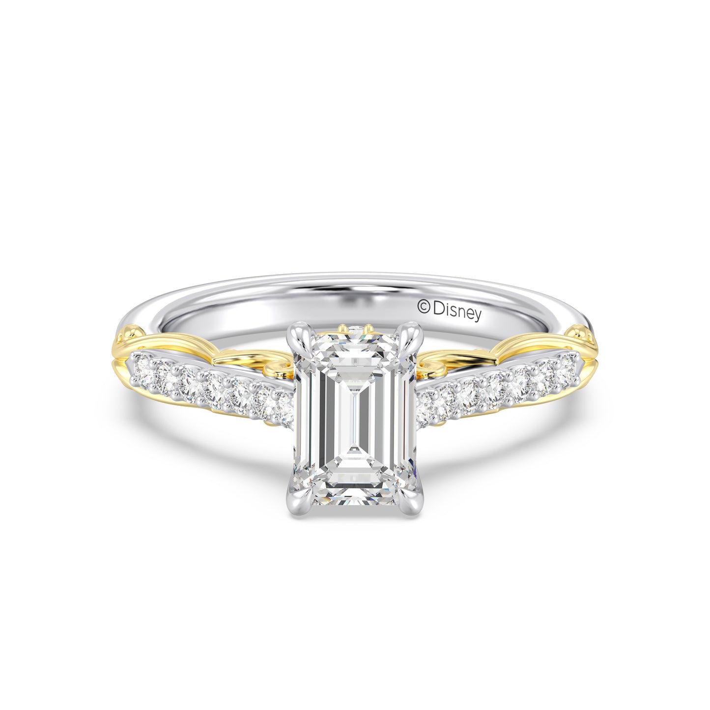 Enchanted Star Lab Grown Diamond 14K Gold Belle Rose Engagement Ring