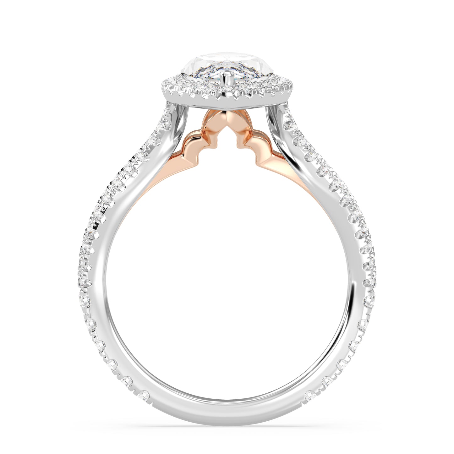 Enchanted Star Lab Grown Diamond 14K Gold Jasmine Engagement Ring