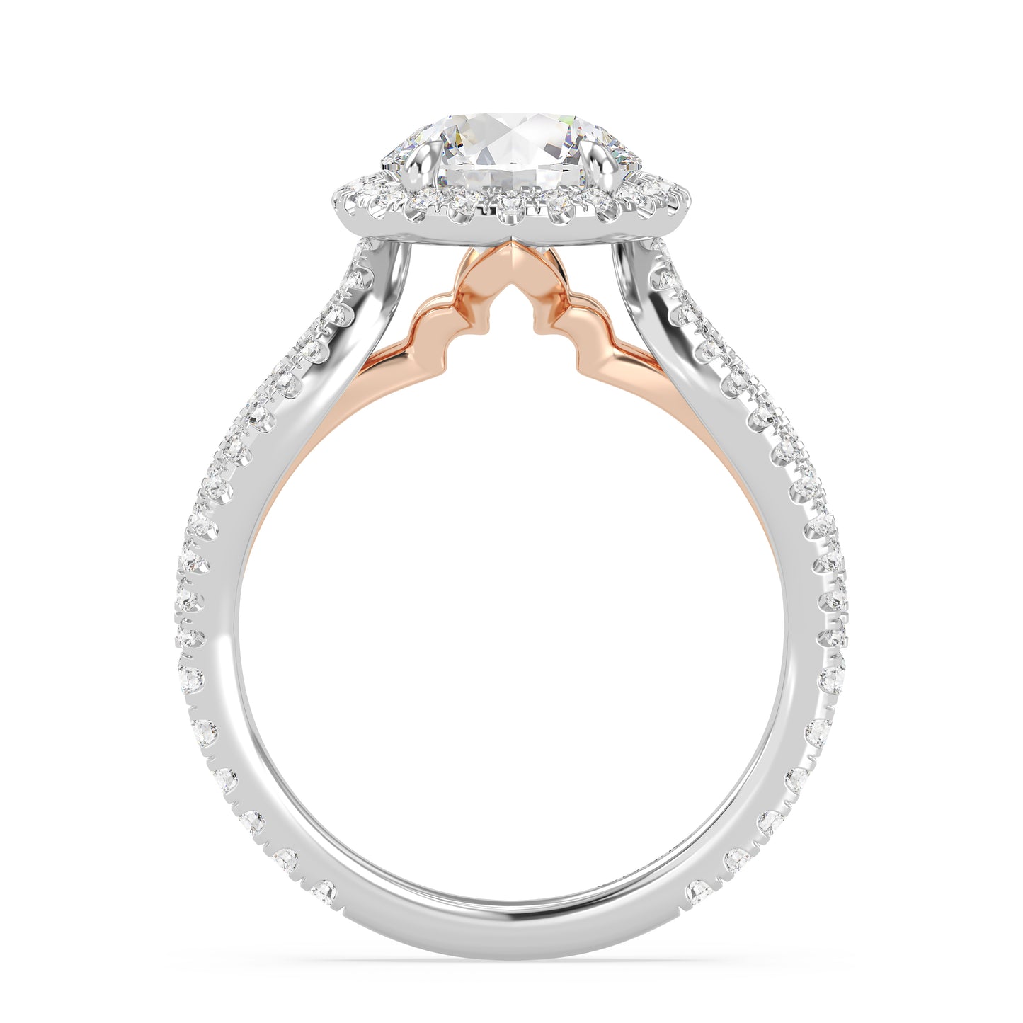 Enchanted Star Lab Grown Diamond 14K Gold Jasmine Engagement Ring
