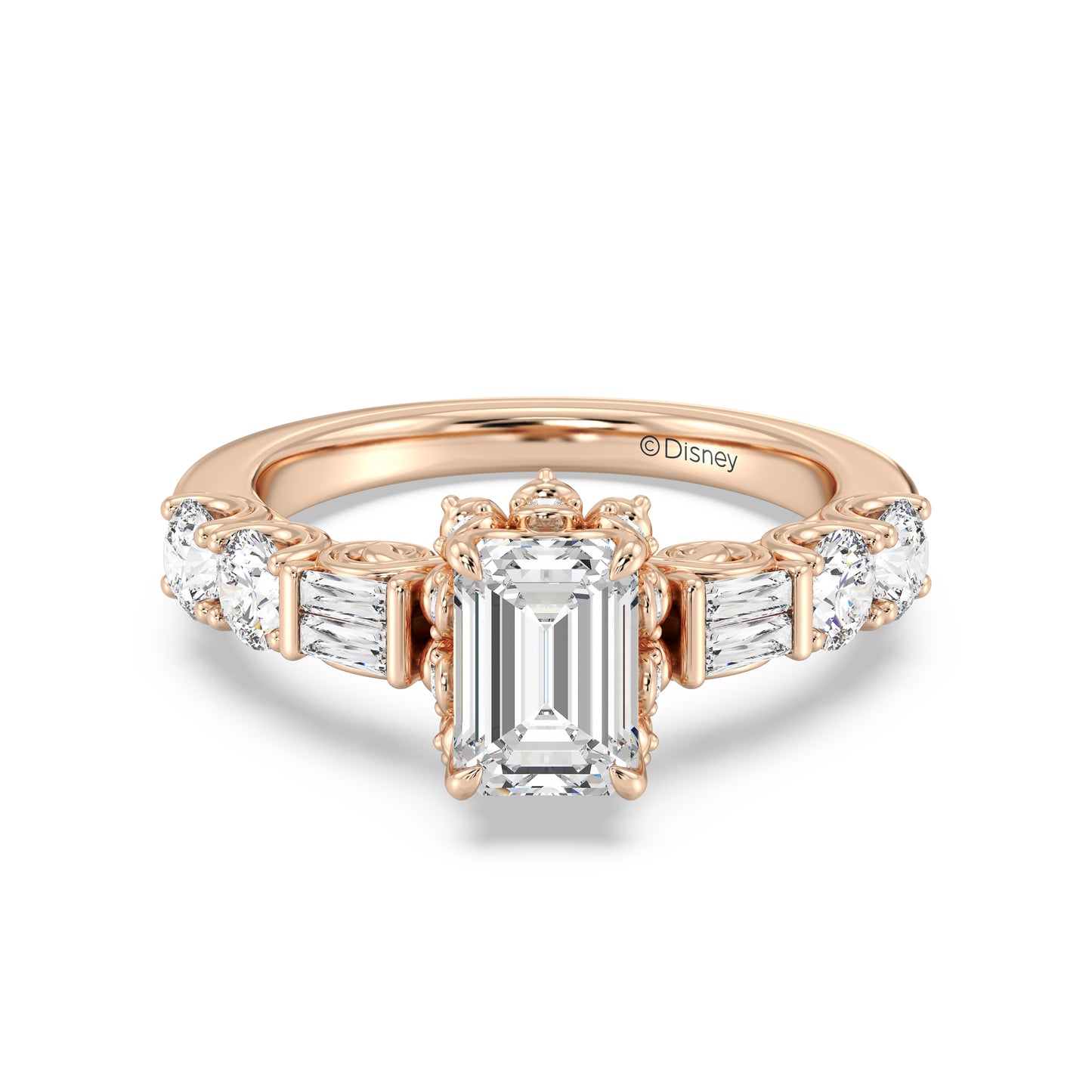 Enchanted Star Lab Grown Diamond 14K Gold Cinderella Engagement Ring