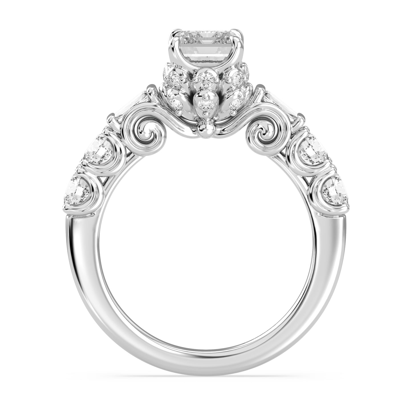 Enchanted Star Lab Grown Diamond 14K Gold Cinderella Engagement Ring