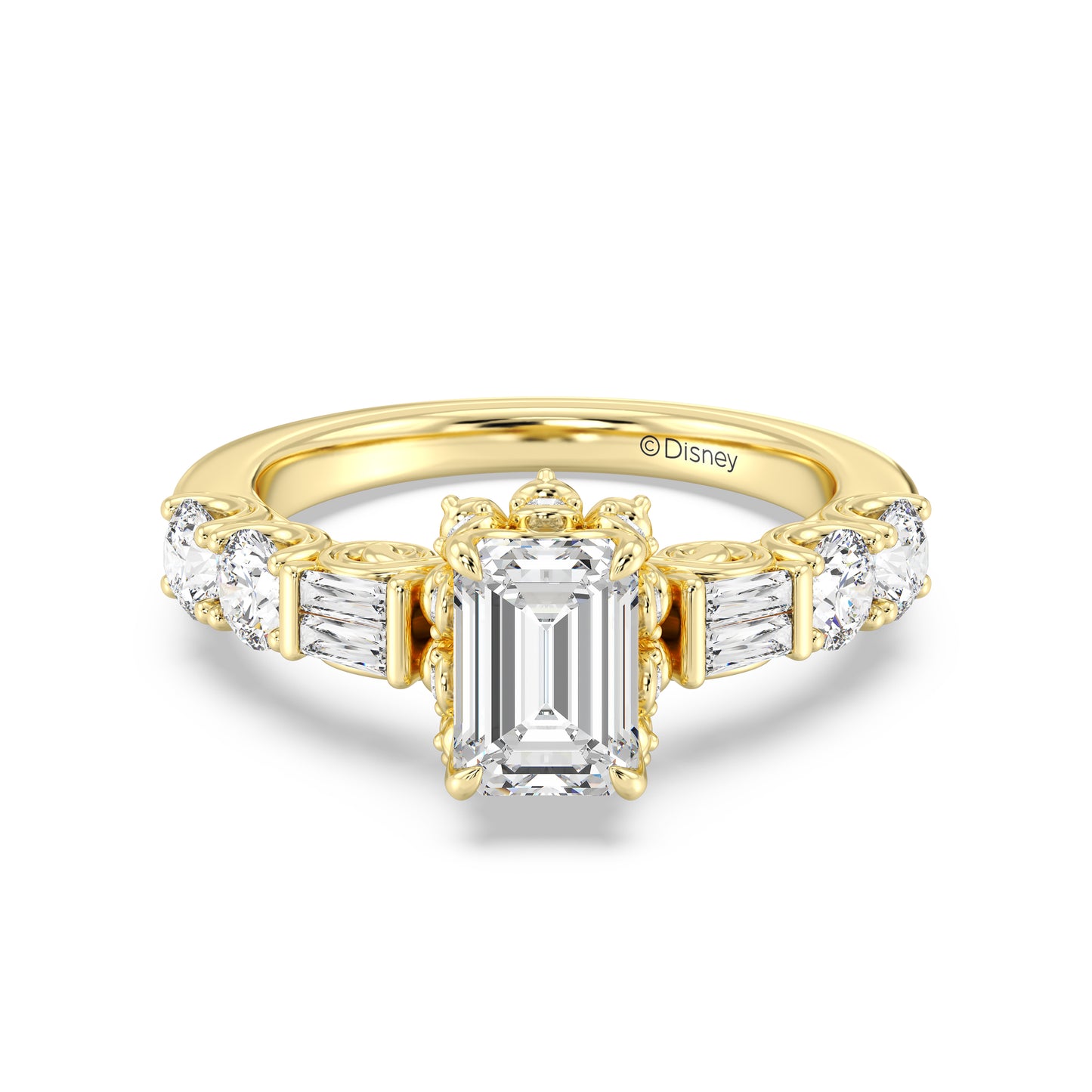 Enchanted Star Lab Grown Diamond 14K Gold Cinderella Engagement Ring