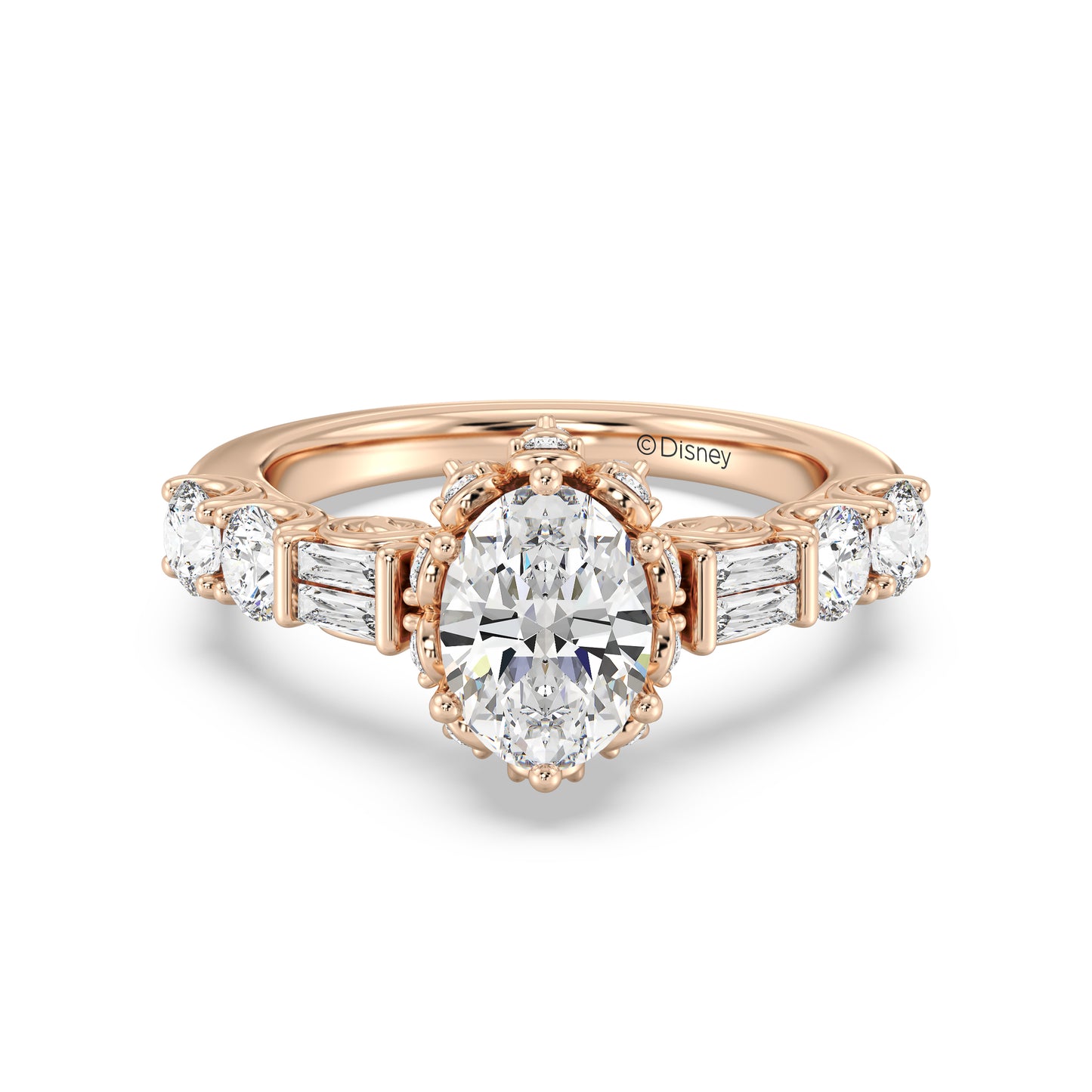 Enchanted Star Lab Grown Diamond 14K Gold Cinderella Engagement Ring