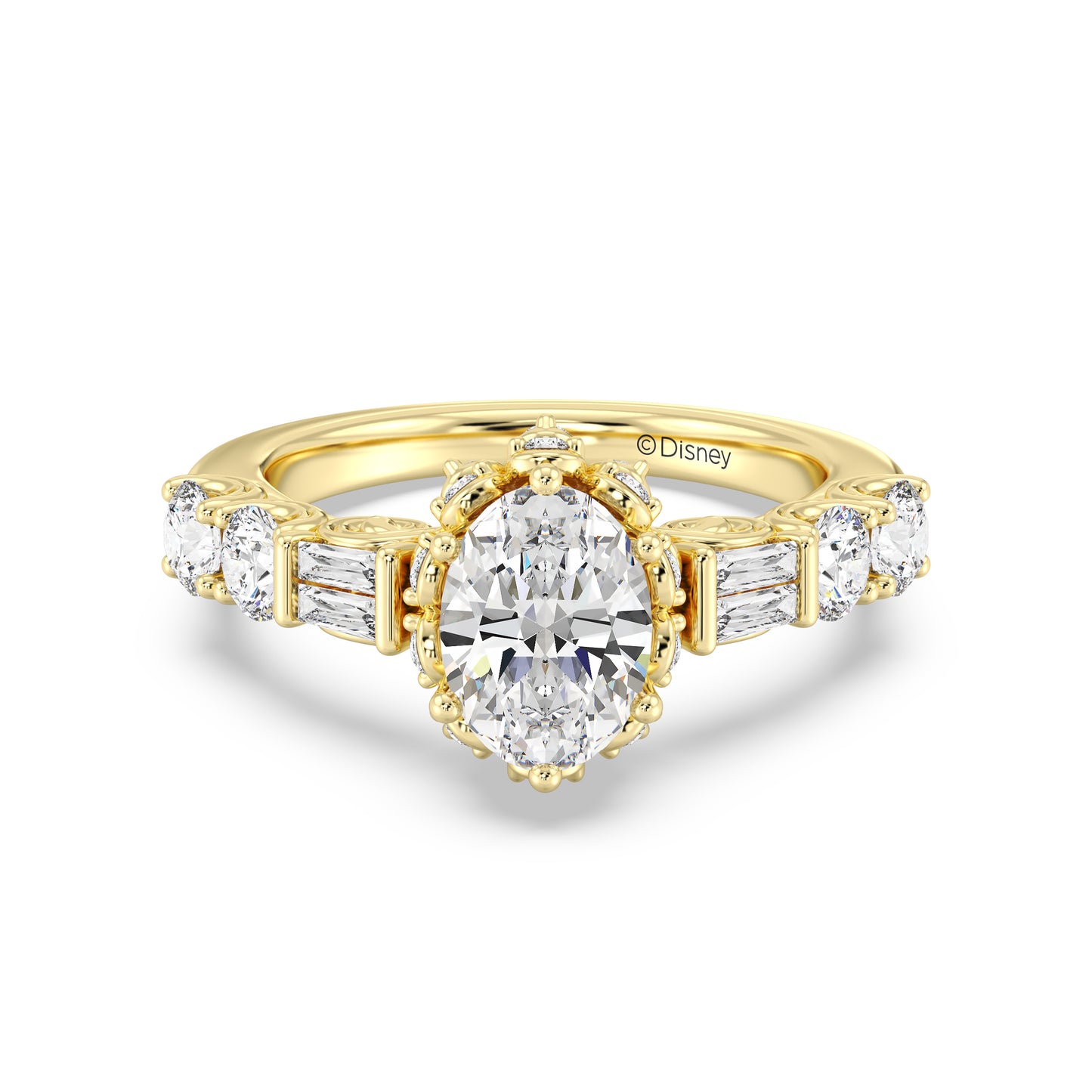Enchanted Star Lab Grown Diamond 14K Gold Cinderella Engagement Ring