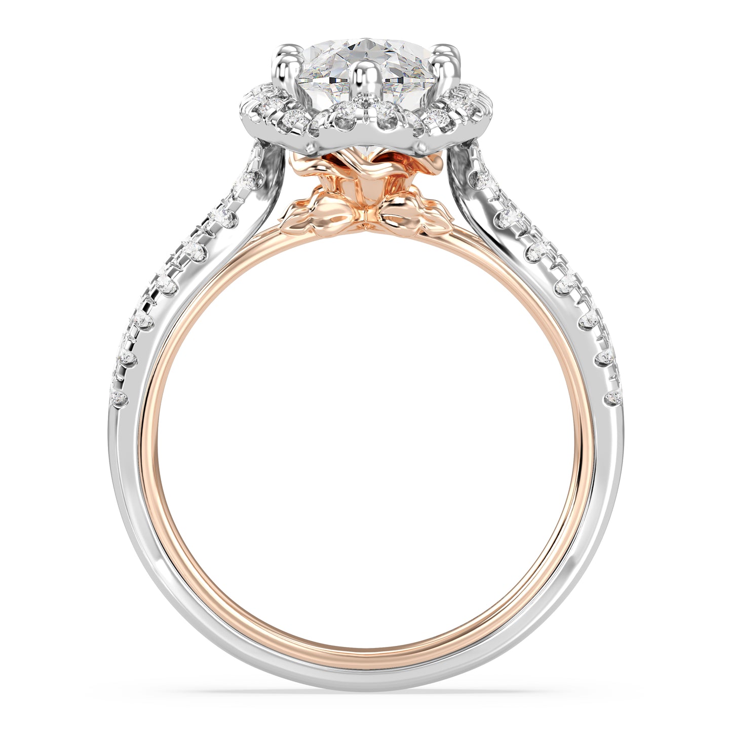 Enchanted Star Lab Grown Diamond 14K Gold Belle Engagement Ring