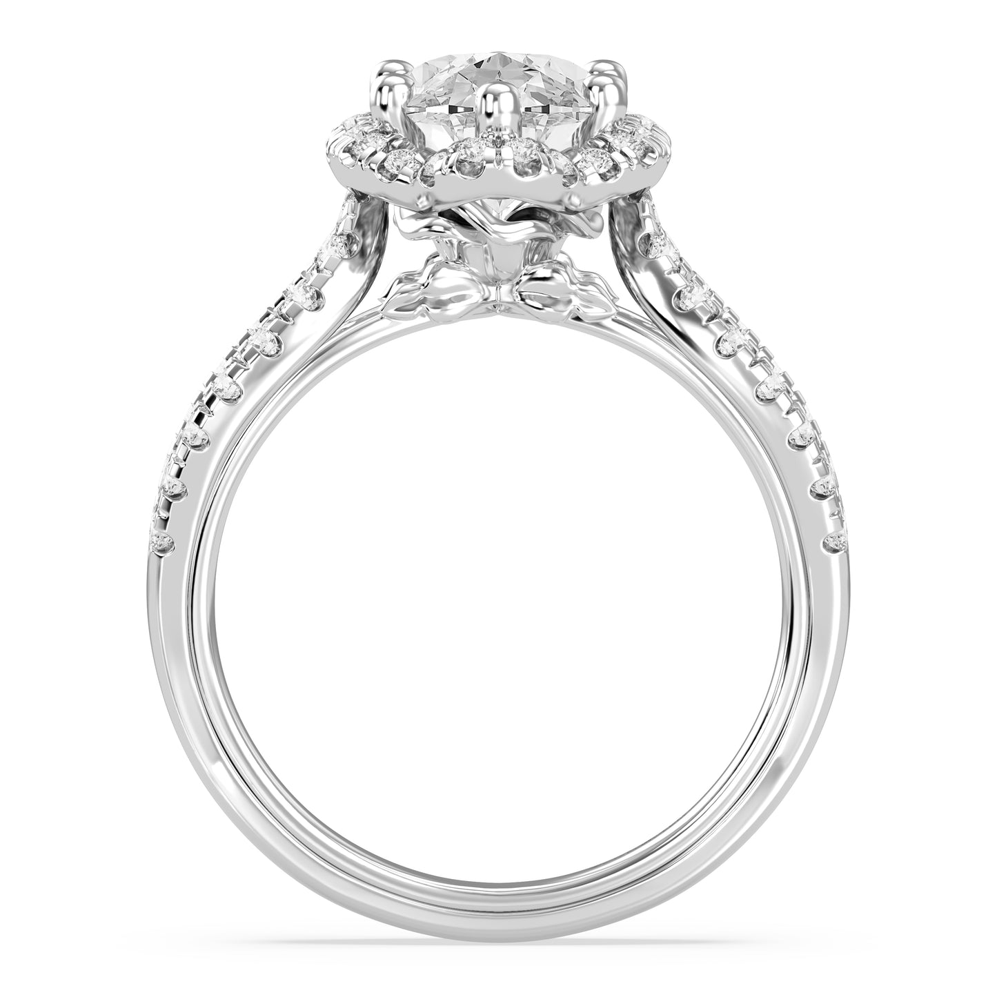 Enchanted Star Lab Grown Diamond 14K Gold Belle Engagement Ring