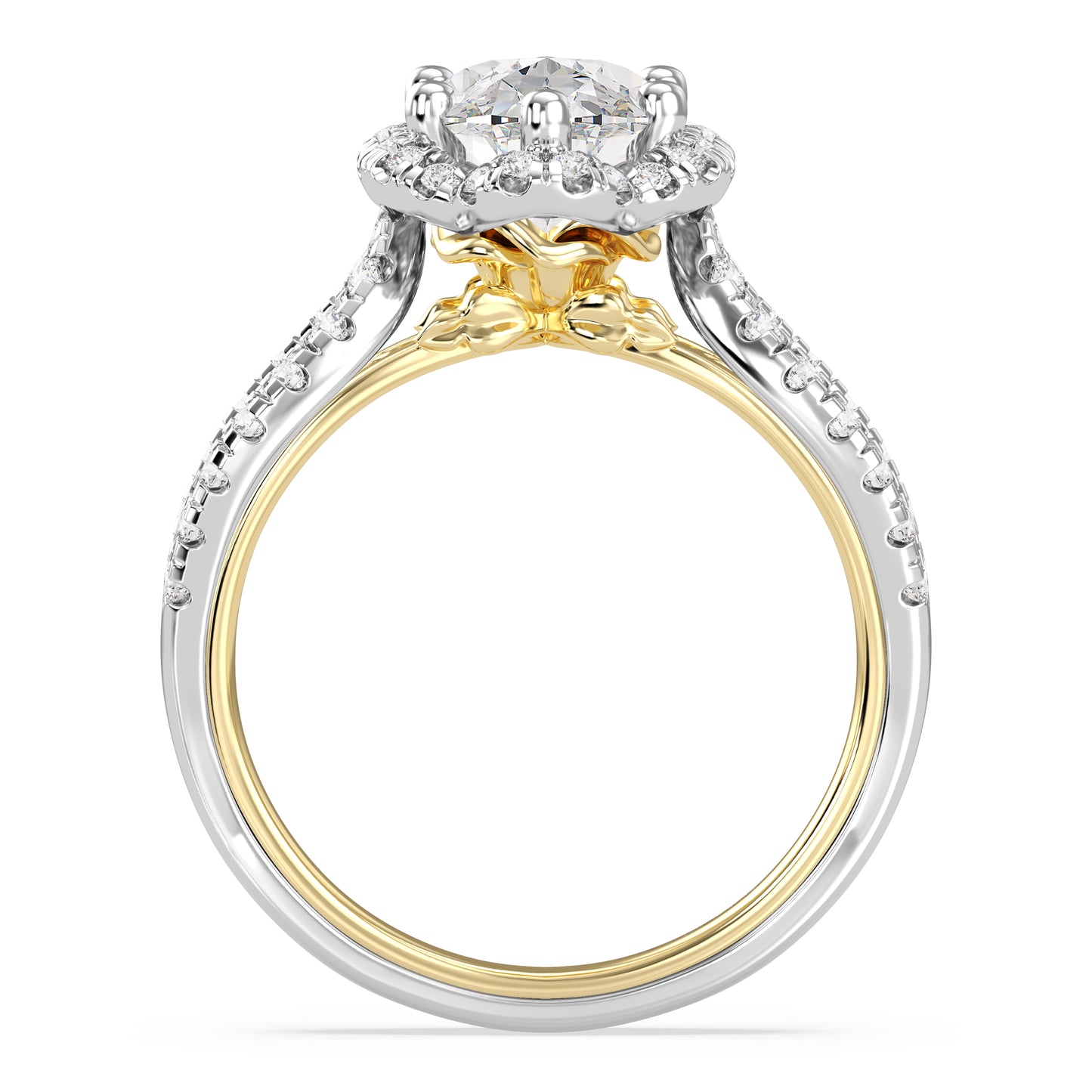 Enchanted Star Lab Grown Diamond 14K Gold Belle Engagement Ring