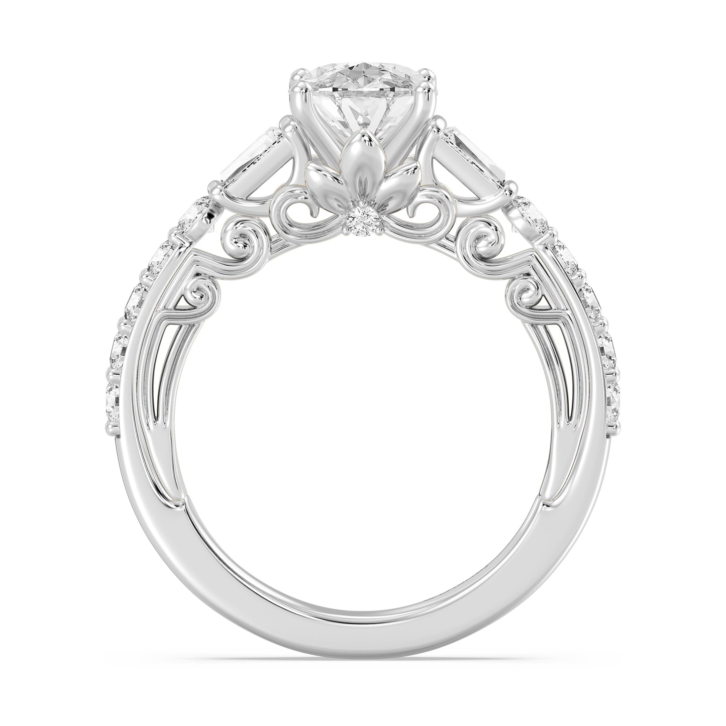 Enchanted Star Lab Grown Diamond 14K Gold Rapunzel Engagement Ring