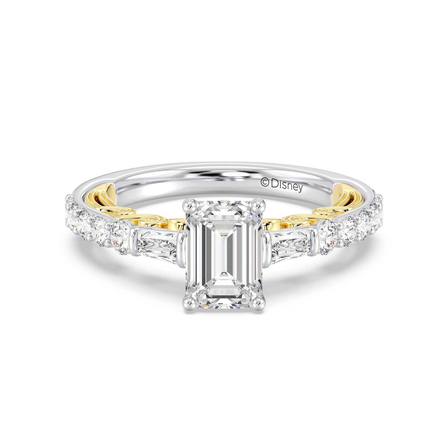 Enchanted Star Lab Grown Diamond 14K Gold Rapunzel Engagement Ring