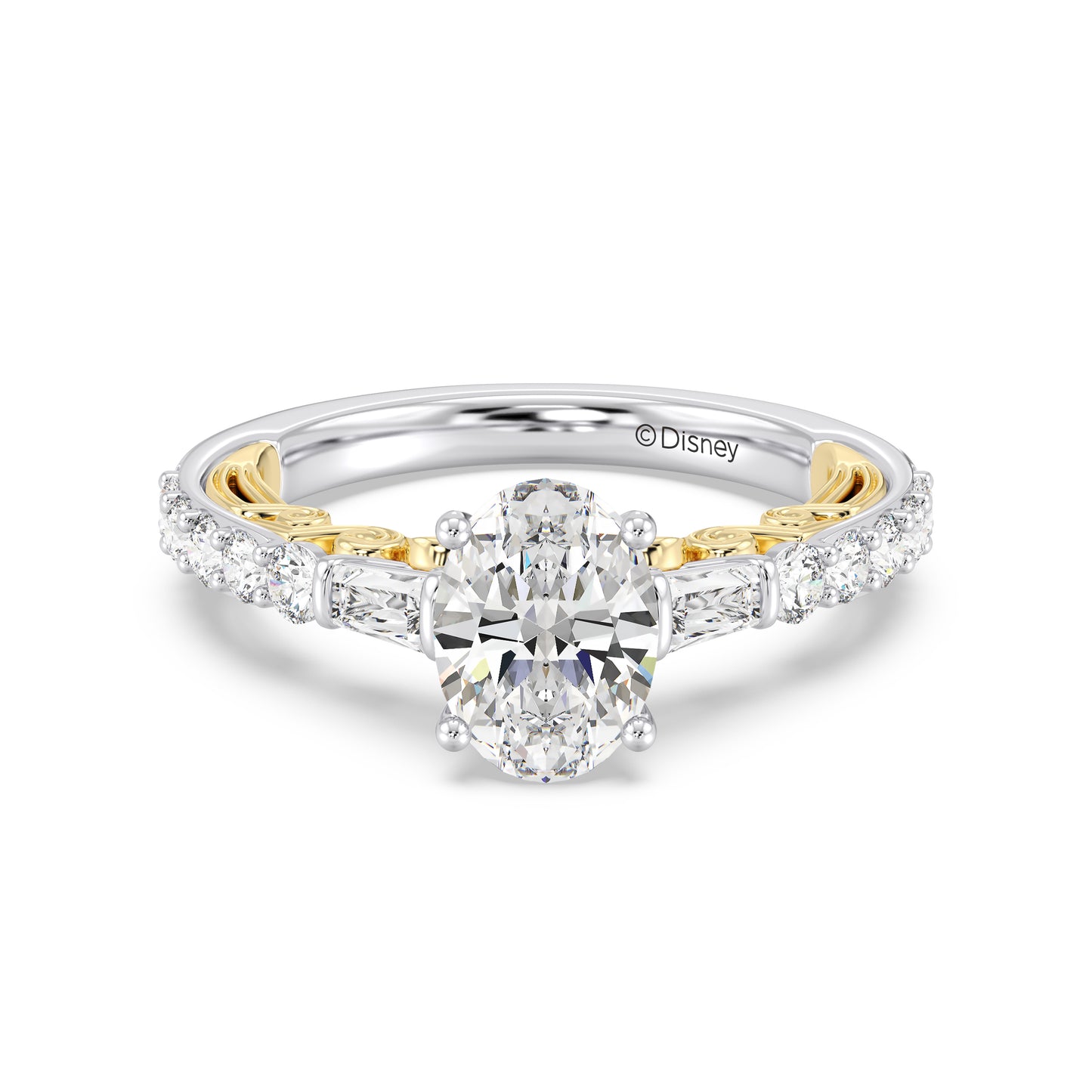 Enchanted Star Lab Grown Diamond 14K Gold Rapunzel Engagement Ring