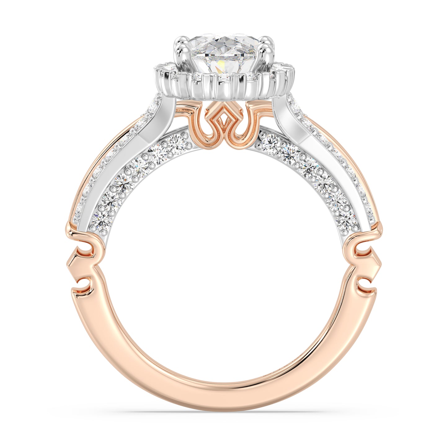 Enchanted Star Lab Grown Diamond Aurora Crown Engagement Ring