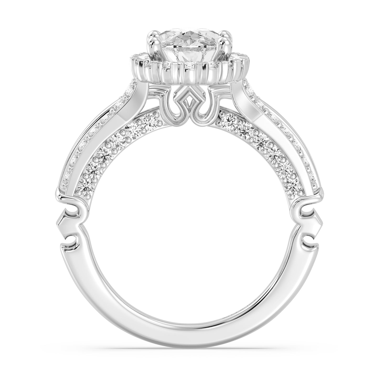 Enchanted Star Lab Grown Diamond Aurora Crown Engagement Ring