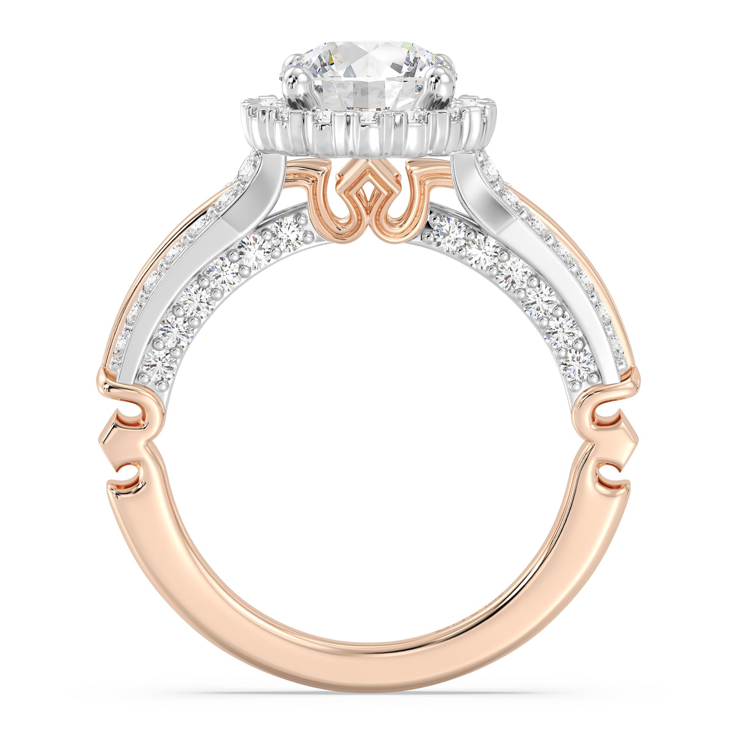 Enchanted Star Lab Grown Diamond Aurora Crown Engagement Ring