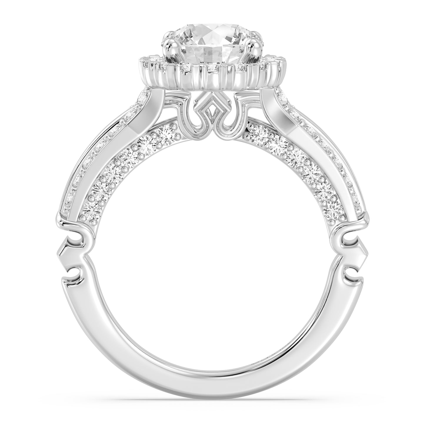 Enchanted Star Lab Grown Diamond Aurora Crown Engagement Ring