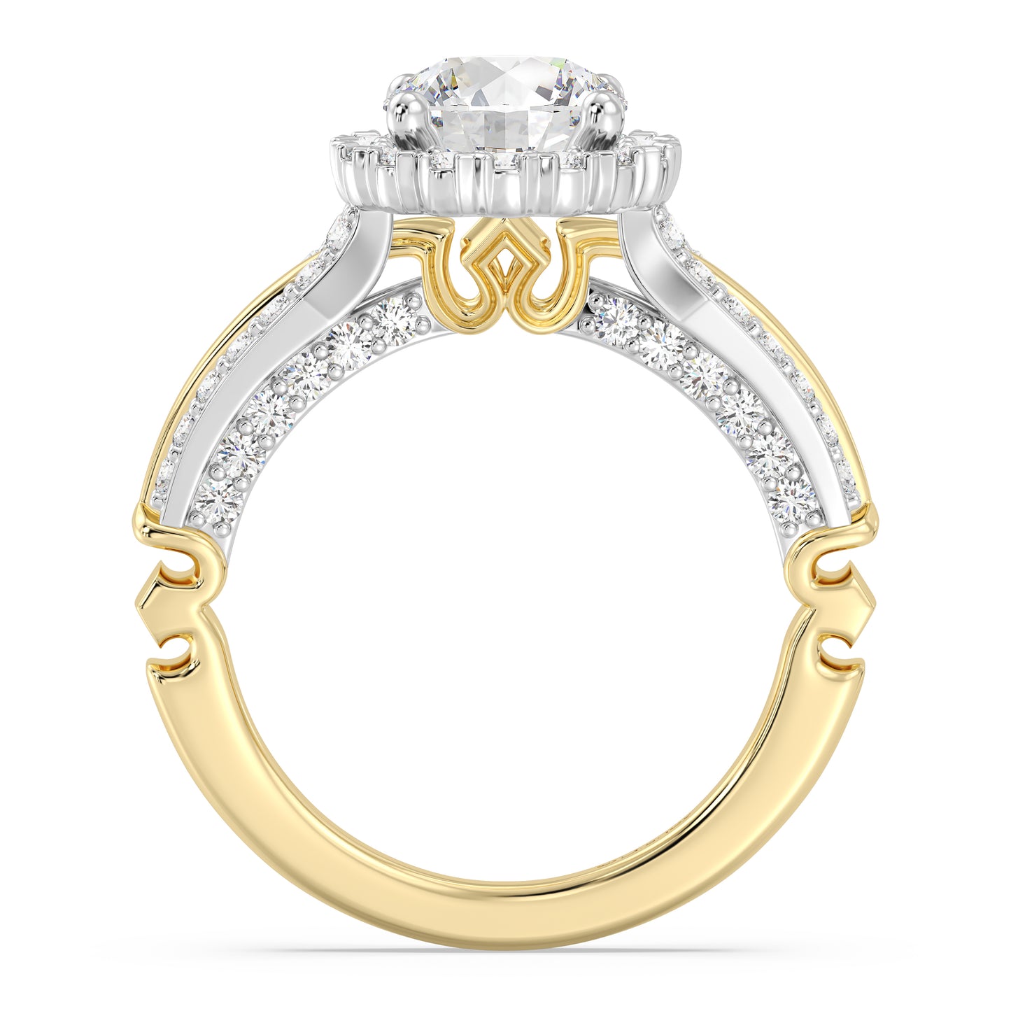 Enchanted Star Lab Grown Diamond Aurora Crown Engagement Ring