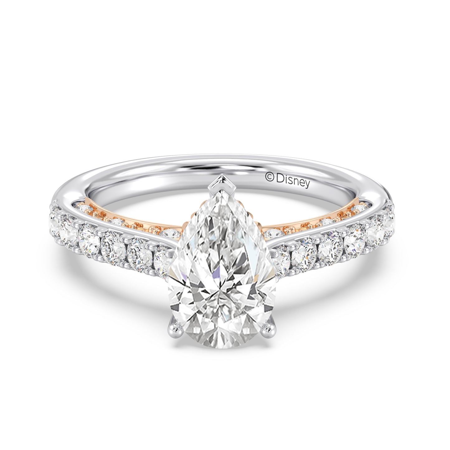 Enchanted Star Lab Grown Diamond 14K Gold Ariel Seashell Engagement Ring