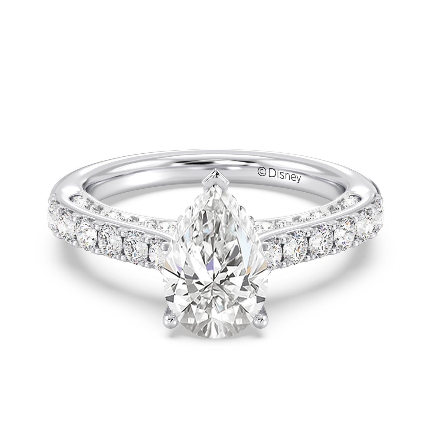 Enchanted Star Lab Grown Diamond 14K Gold Ariel Seashell Engagement Ring