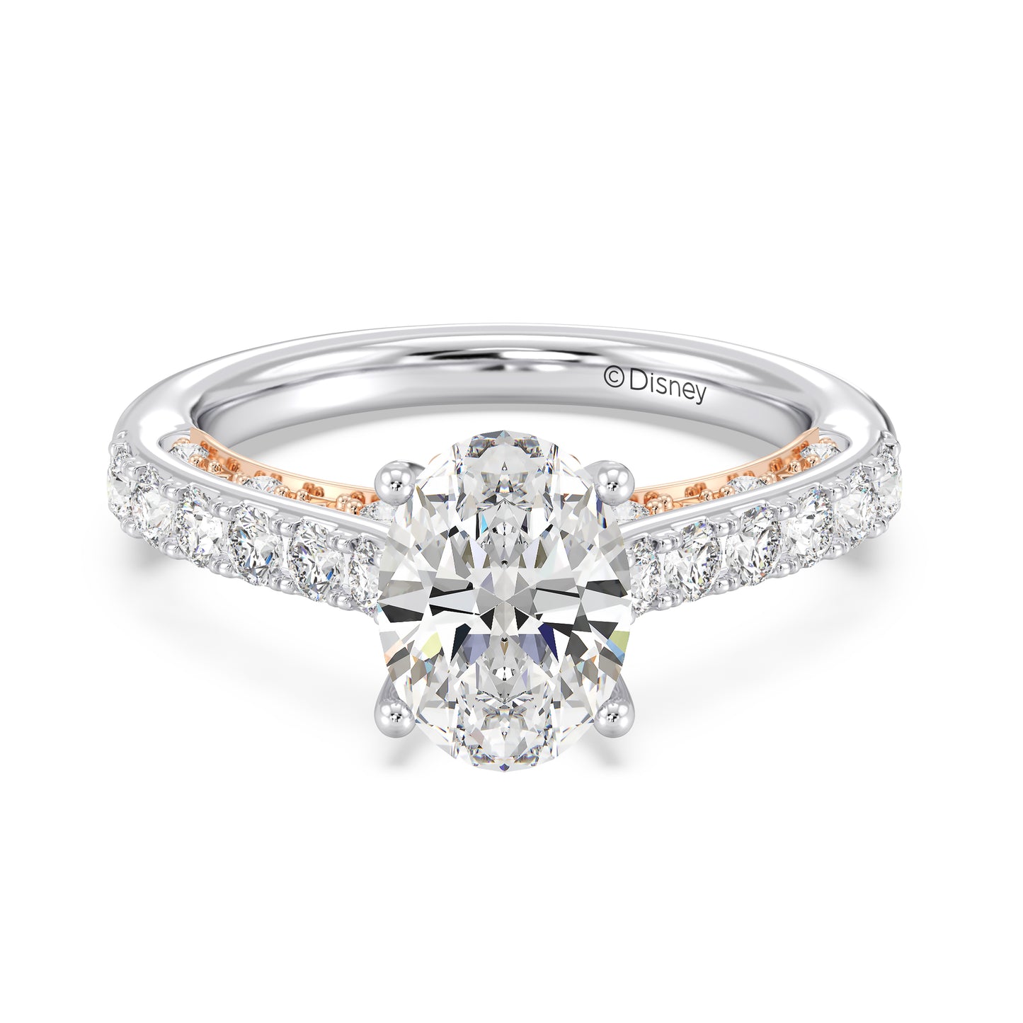 Enchanted Star Lab Grown Diamond 14K Gold Ariel Seashell Engagement Ring