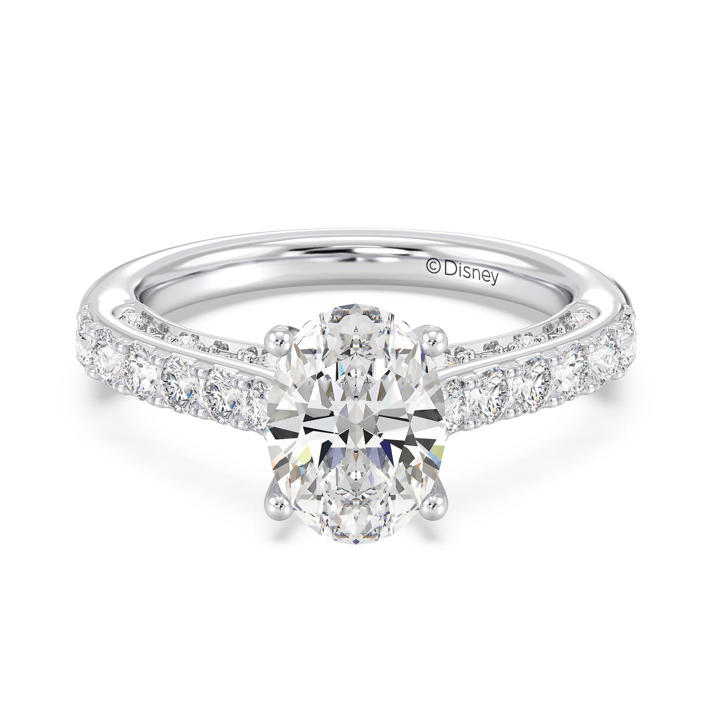 Enchanted Star Lab Grown Diamond 14K Gold Ariel Seashell Engagement Ring